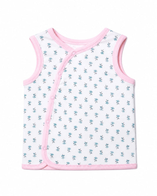 Girls Sleeveless jacket Pink Zubaidas
