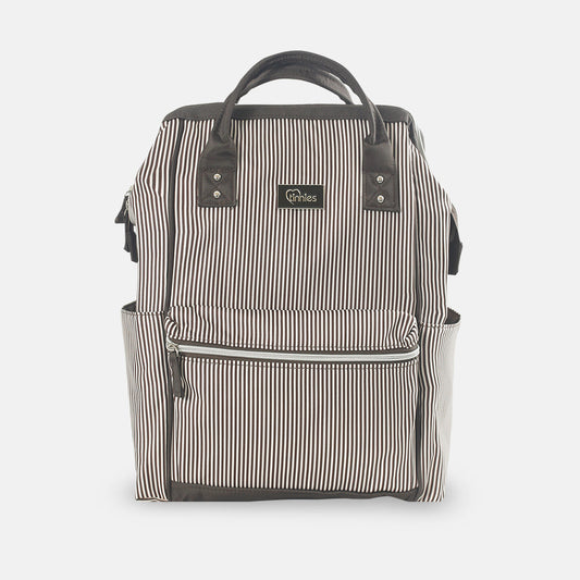 Baby Diaper Bag Pack Brown Stripes