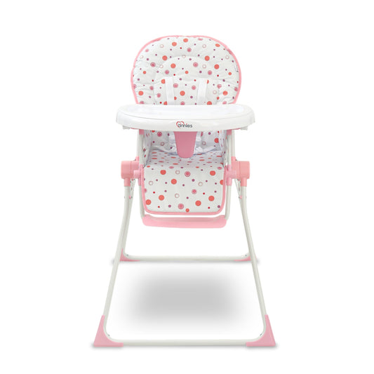 TINNIES PREMIUM POLKA DOT FOLDABLE HIGH CHAIR