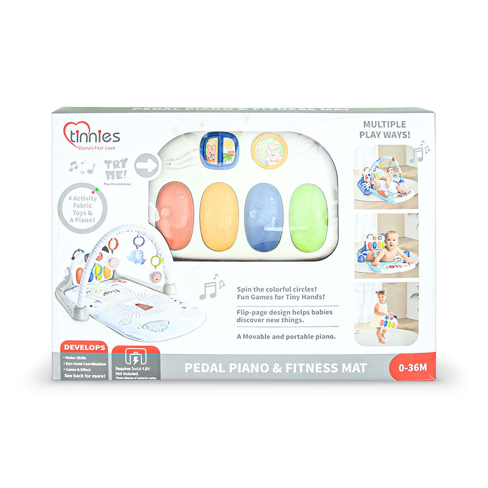 Tinnies Baby Piano Play Gym & Activity Mat Green (0–36 Months)