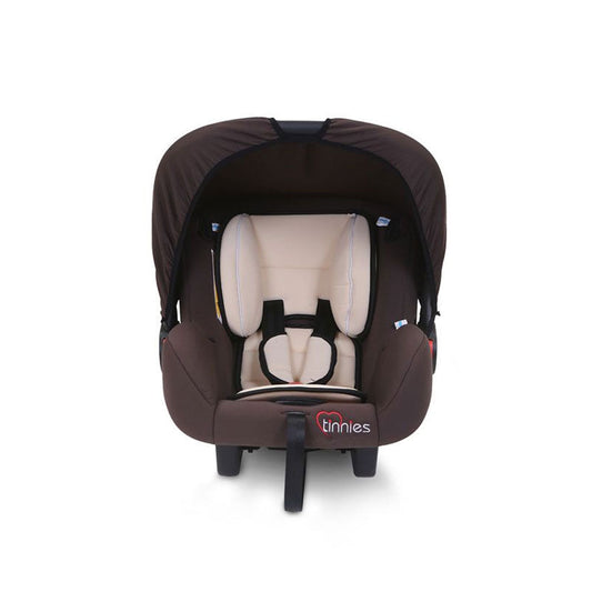 BABY CARRIER & CAR SEAT – INFANT ROCKER WITH CANOPY (BROWN, 0–18 MONTHS)