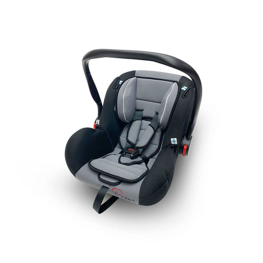 COMFORTABLE & SECURE BABY CARRIER CAR SEAT – INFANT ROCKER WITH CANOPY (GREY, 0-18 MONTHS)