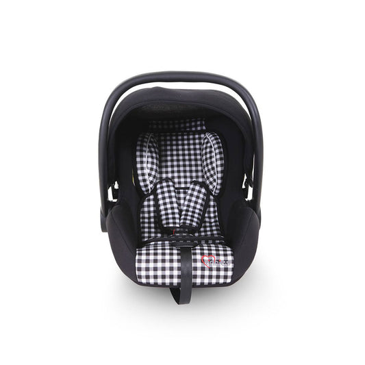 2-IN-1 BABY CARRIER & CAR SEAT – NEWBORN TO 18 MONTHS (BLACK CHECK, UNISEX)