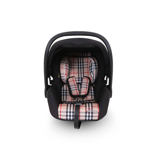 2-IN-1 BABY CARRIER & CAR SEAT – NEWBORN TO 18 MONTHS (BEIGE CHECK, UNISEX)
