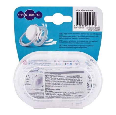 Ultra Air Pacifier 6-18M Philips Avent® SCF080/08 at Zubaidas Official™ Pakistan