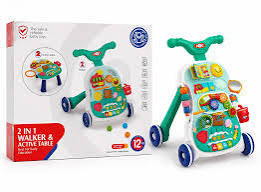 Huanger 2-In-1 Baby Walker & Active Table Zubaidas