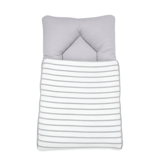 Baby Carry Nest Striped Soft Grey