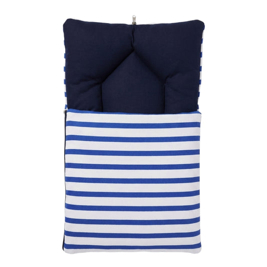 Baby Carry Nest Blue & White Striped