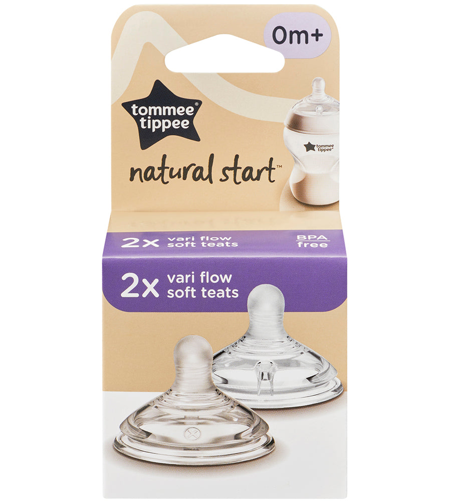 Natural Start Vary Flow Soft Teat 2-PK Tommee Tippee - 423960