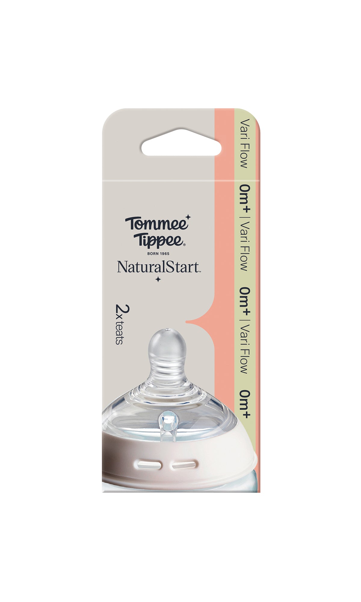 Tommee Tippee Natural Start Vari-Flow Teats Pack of 2