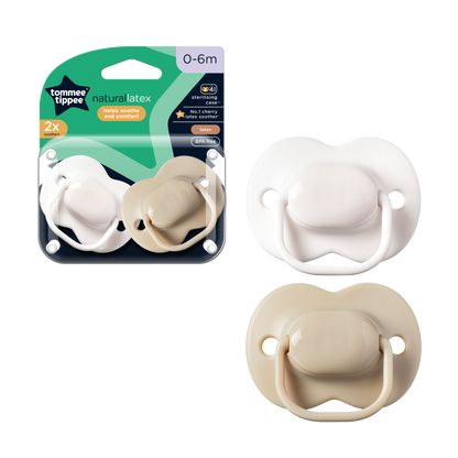 Cherry Latex Soother 2-PK Tommee Tippee 0-6M - 433532