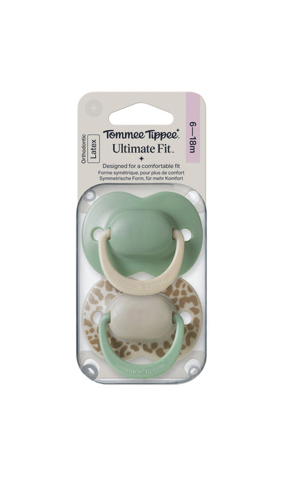 Tommee Tippee Ultimate Fit Latex Soother 6-18M Pack Of 2