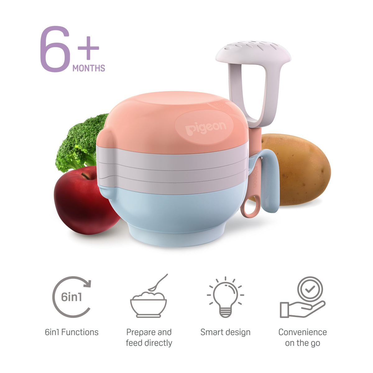 Pigeon Home Baby Food Maker 6-in-1 Set