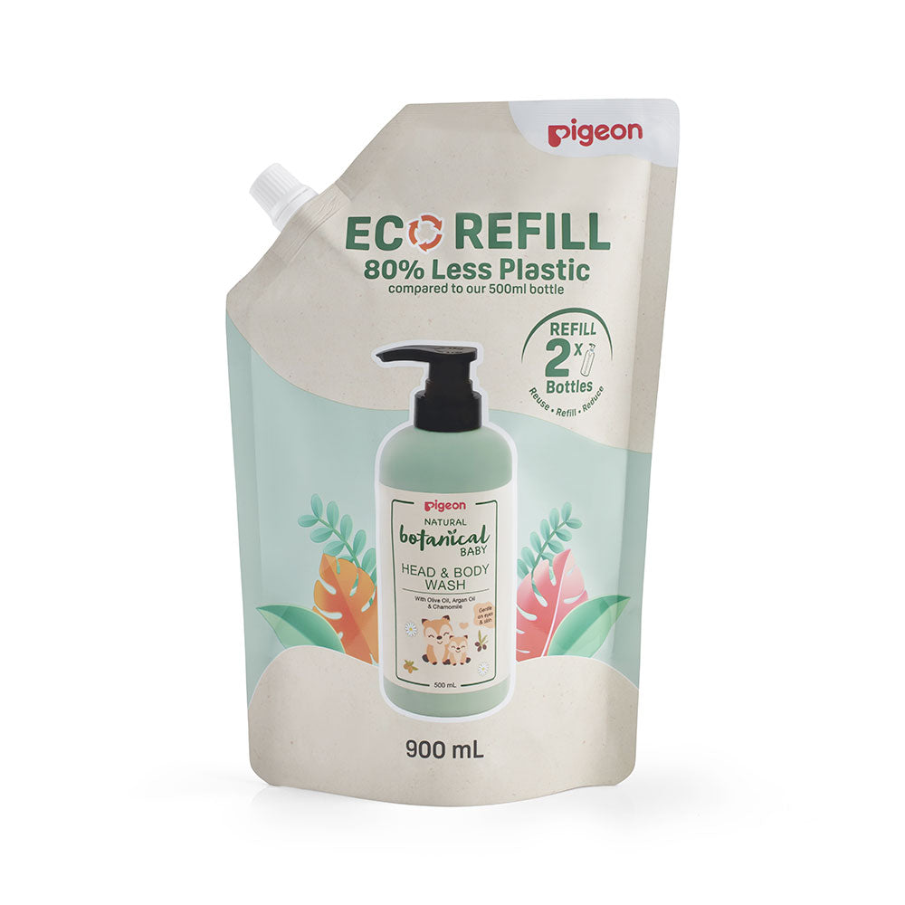 Baby Head & Body Wash Refill 900Ml