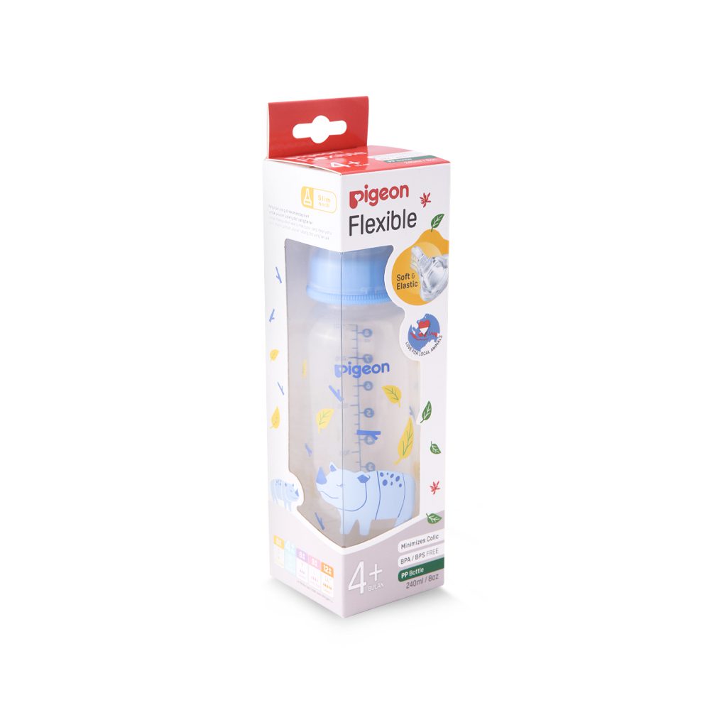 Flexible Standard Neck Feeder Pp Rp 240ml – Rhino