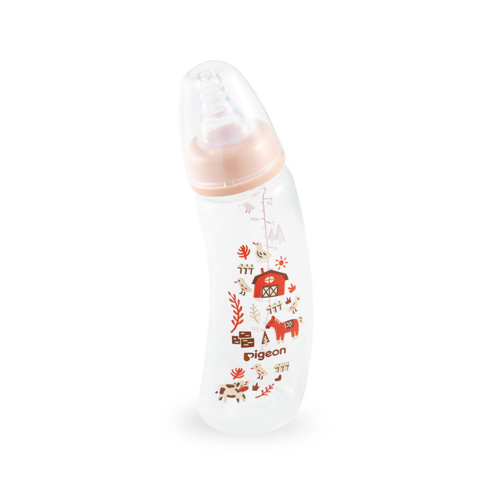Pigeon Curve Standard Neck Nursing Bottle Pp 250ml Farm