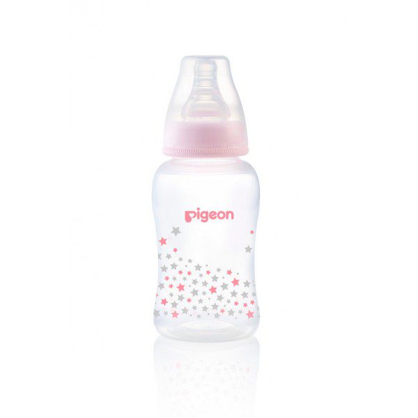 PIGEON STANDARD NECK NURSING BOTTLE WITH PERISTALTIC NIPPLE (PP) 150ml
