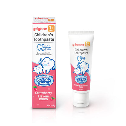 Children'S Toothpaste Strawberry 1+ 45Gm