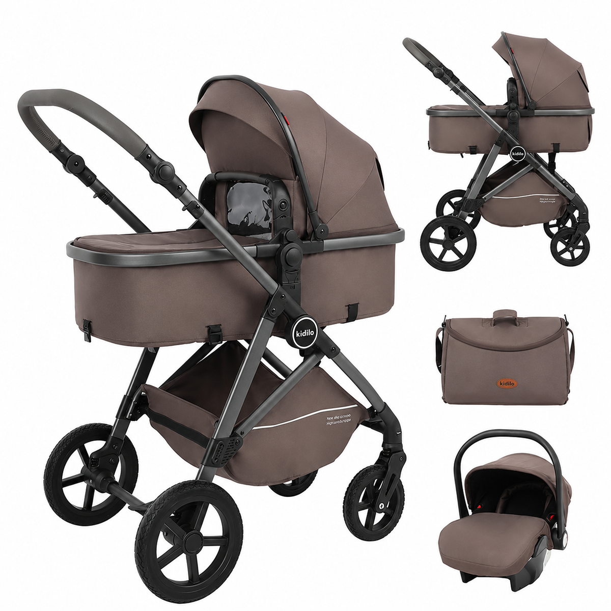 Kidilo Baby Stroller K80M+C Zubaidas