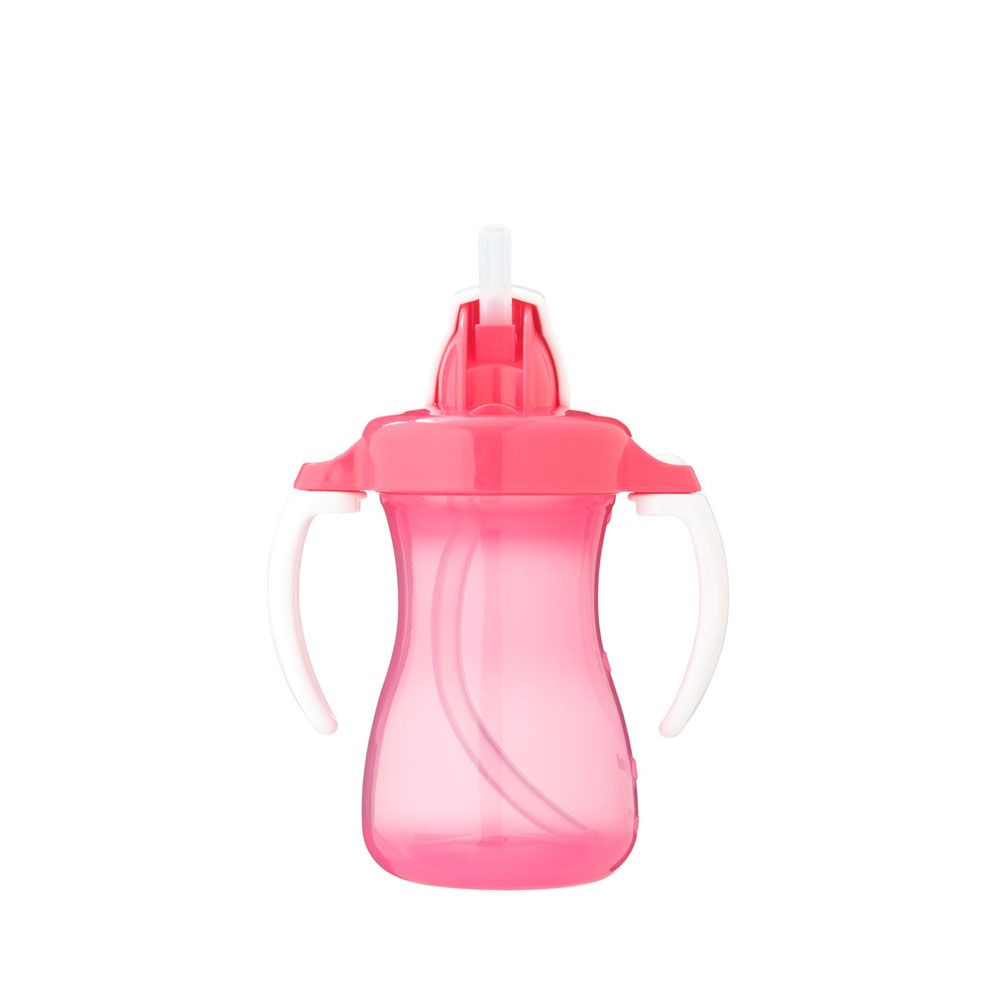 Petite Training Straw Bottle 150ml (Pink)