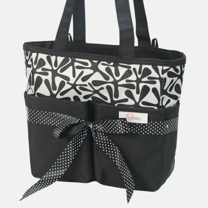 TINNIES DIAPER BAG – BLACK SMART & SPACIOUS