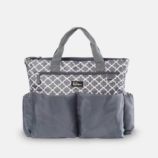 TINNIES BABY DIAPER BAG GREY