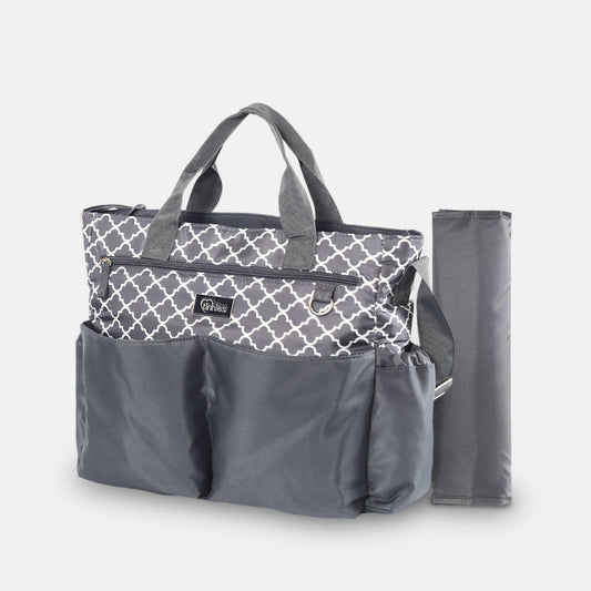 TINNIES BABY DIAPER BAG GREY