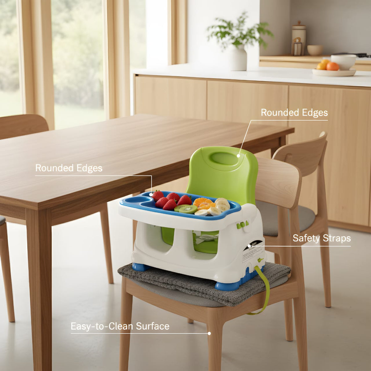 Portable Baby Booster Seat & Feeding Chair Zubaidas