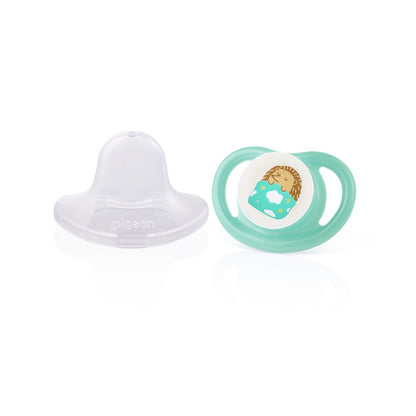 PIGEON MINILIGHT SOFTEST SILICONE BOY PACIFIER 2PCS - M