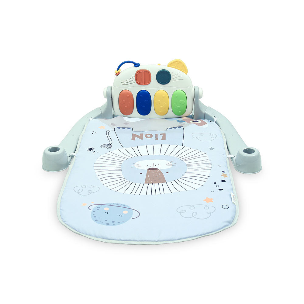Tinnies Baby Piano Play Gym & Activity Mat Grey (0–36 Months)