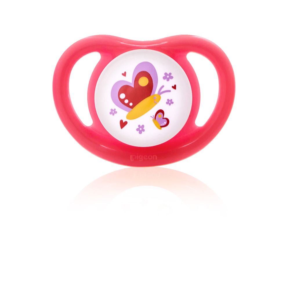 PIGEON MINILIGHT SOFTEST SILICONE GIRL PACIFIER 2PCS - l