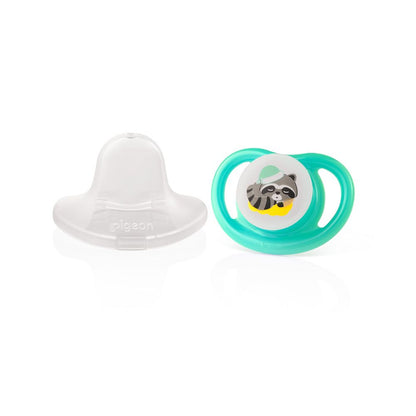 PIGEON MINILIGHT SOFTEST SILICONE GIRL PACIFIER 2PCS - l