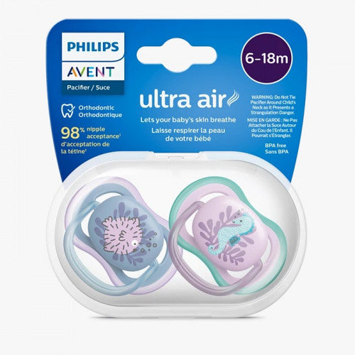 Ultra Air Pacifier 6-18M Philips AVENT® SCF085/61 Girl at Zubaidas Official™ Pakistan