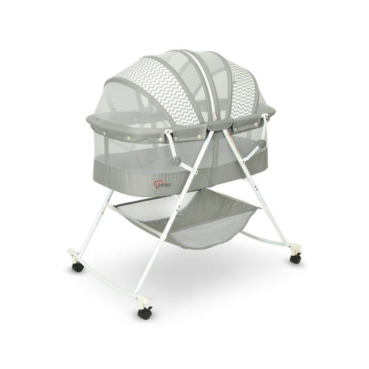 TINNIES PORTABLE BABY CRADLE GREY