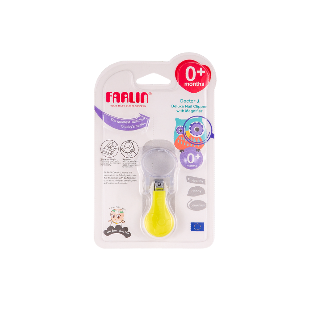 DELUXE NAIL CLIPPER WITH MAGNIFIER