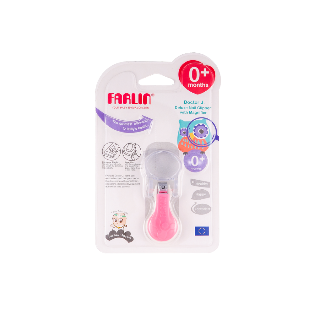 DELUXE NAIL CLIPPER WITH MAGNIFIER