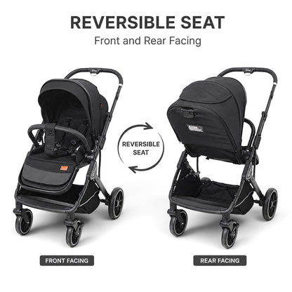 TINNIES REVERSIBLE STROLLER GREY