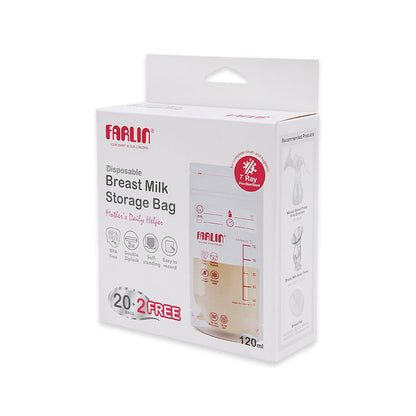 MILK STORAGE BAG 120ML PK-20+2