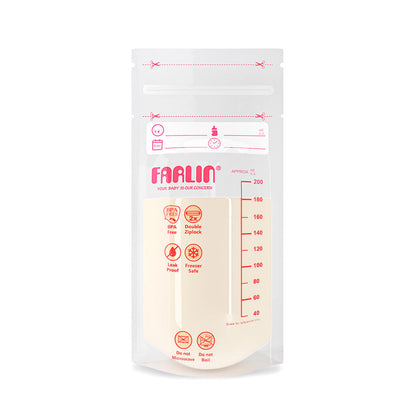 MILK STORAGE BAG 200ML PK-20+2
