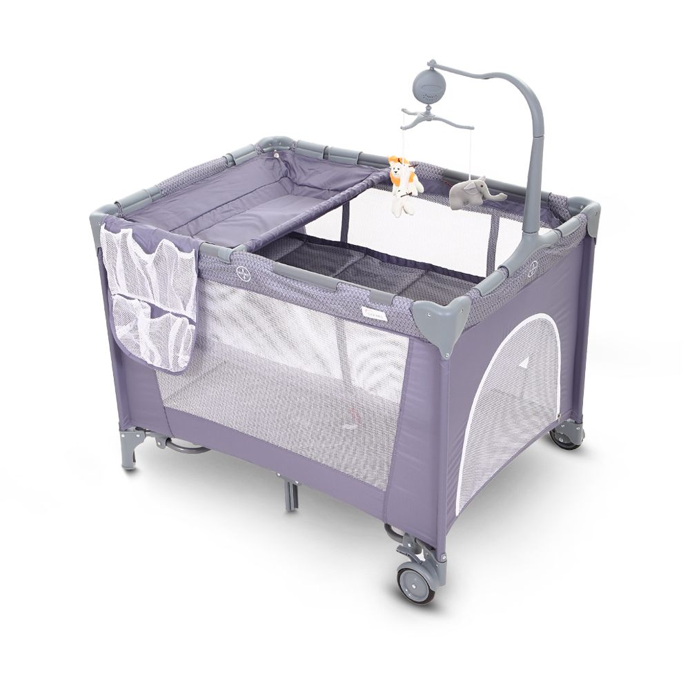 ALL-IN-ONE BABY PLAY YARD – GREY