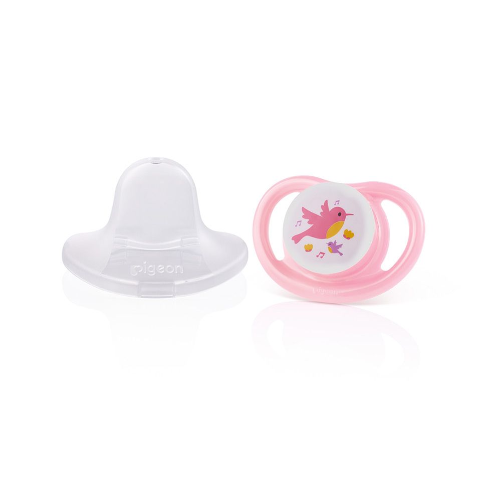 BABY PACIFIER – BIRD MOTIF (0–6 MONTHS)