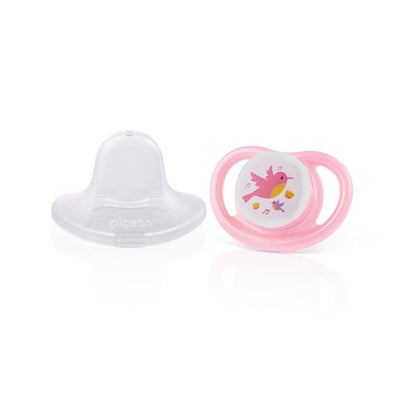 BABY PACIFIER – BIRD MOTIF (0–6 MONTHS)