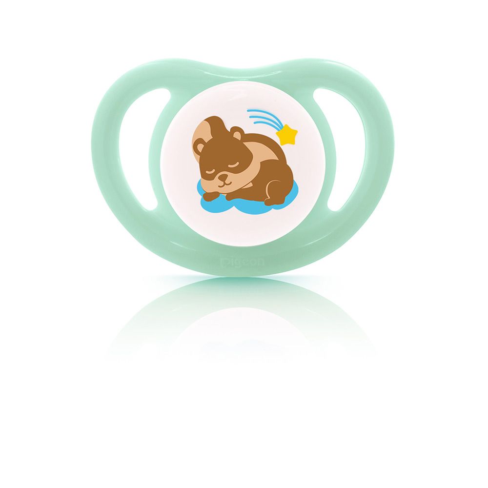 BABY PACIFIER – BIRD MOTIF (0–6 MONTHS)