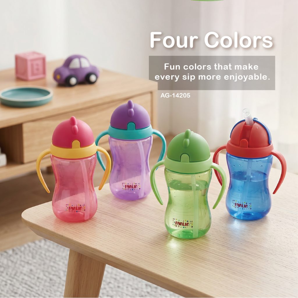 Farlin Sipper Cup With Handle Purple - 270ml