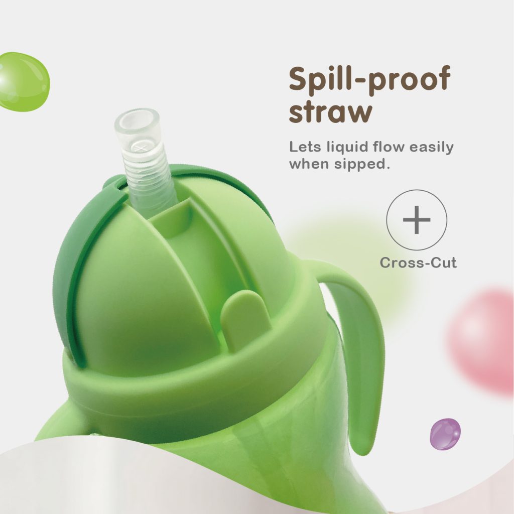 Farlin Sipper Cup With Handle Purple - 270ml