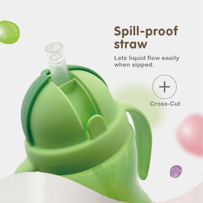 Farlin Sipper Cup With Handle Purple - 270ml