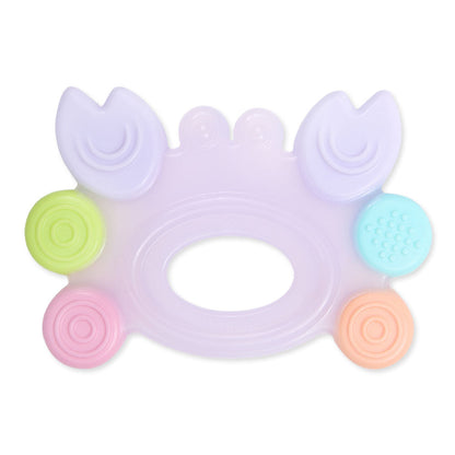 SILICONE GUM SOOTHER - LAVENDAR CRAB