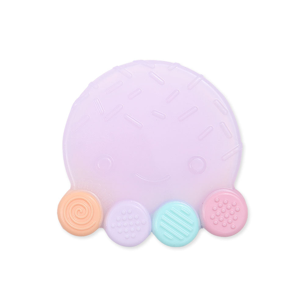 SILICONE GUM SOOTHER - LAVENDAR OCTOPUS