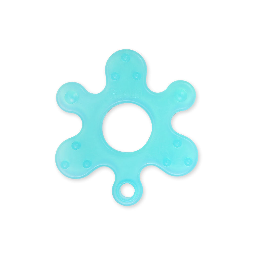 PUZZLE GUM SOOTHER - BLUE & PINK