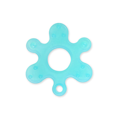 PUZZLE GUM SOOTHER - BLUE & PINK
